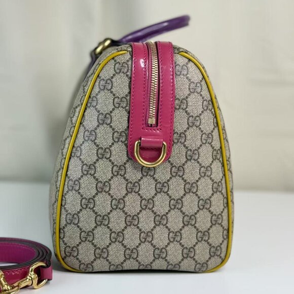 Gucci Convertible GM Boston Bag GG Coated Canvas and Leather - Picture 5 of 13